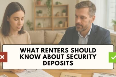 What Renters Should Know About Security Deposits
