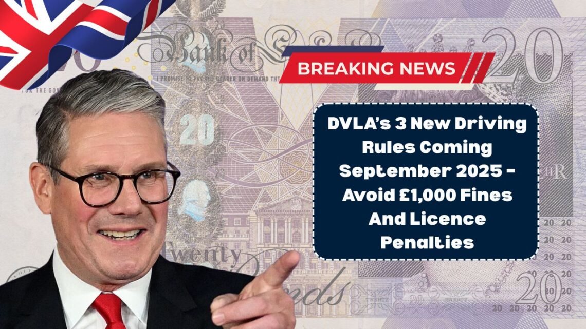 DVLA’s 3 New Driving Rules Coming September 2025 – Avoid £1,000 Fines And Licence Penalties