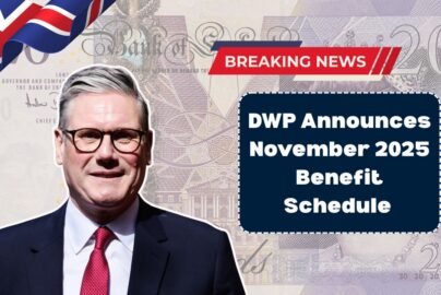 DWP Announces November 2025 Benefit Schedule — Check When Your Money Arrives