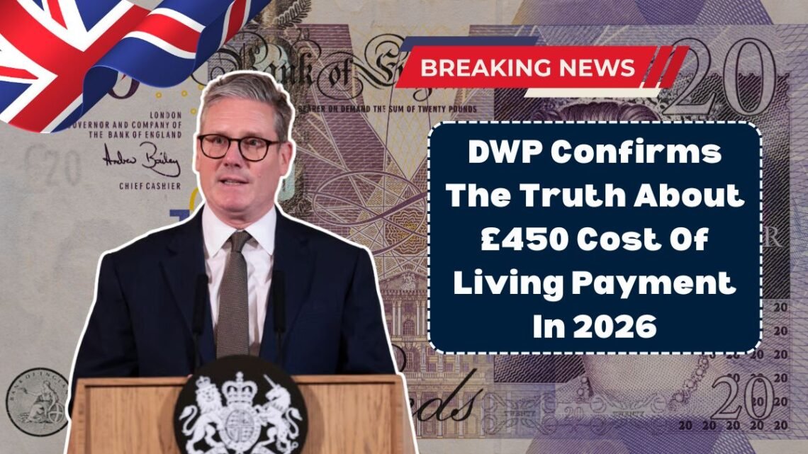 DWP Confirms The Truth About £450 Cost Of Living Payment In 2026