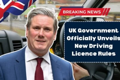 UK Government Officially Unveils New Driving Licence Rules — Old Regulations Set to End
